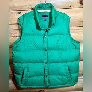 Men’s Lands‎ End Vest. Down Filled. Size XL